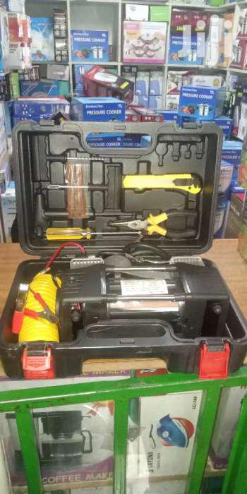 Car Double Cylinder Air Pump With Tools