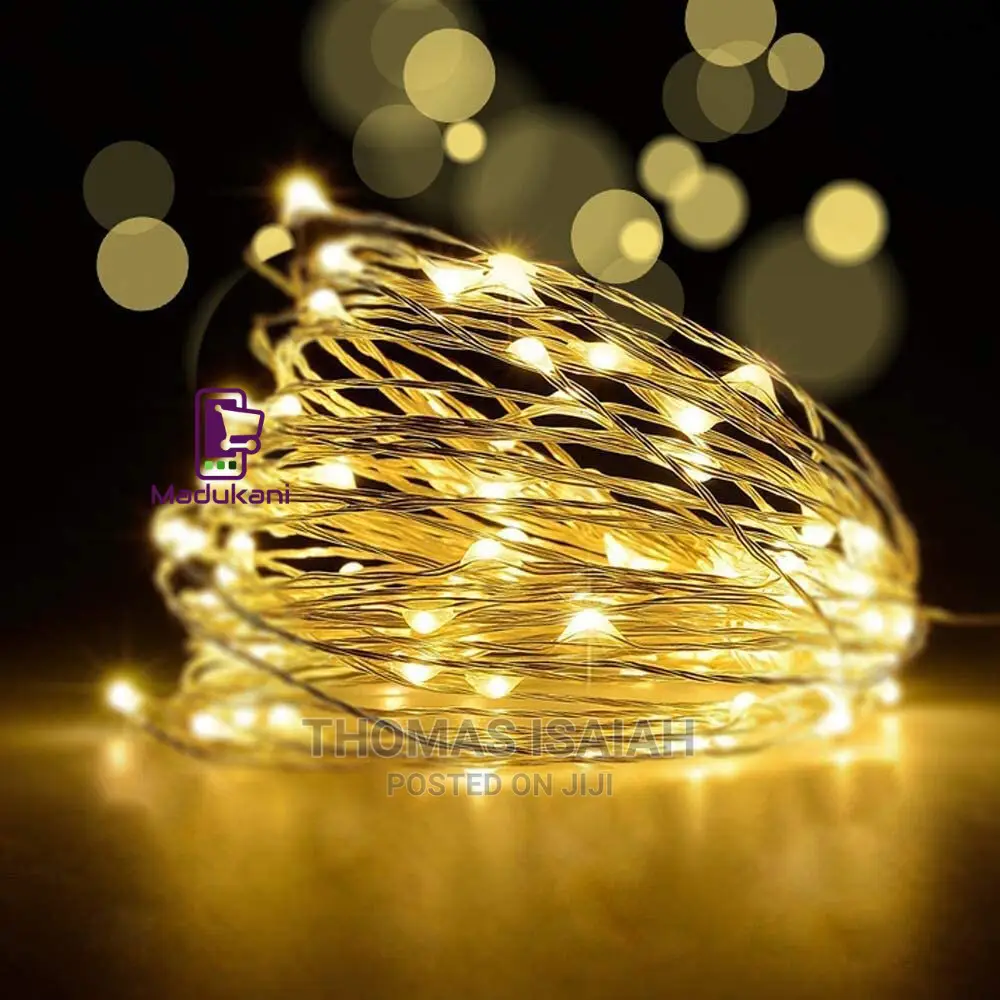 10m USB Powered LED Fairy String Lights Firefly Lights, Warm