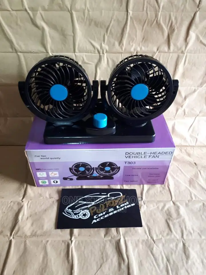 12v Double Headed Cooling Fan,Free Delivery CBD