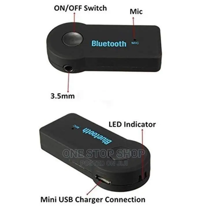 Home or Car Bluetooth Rechargeable Audio Receiver Jack