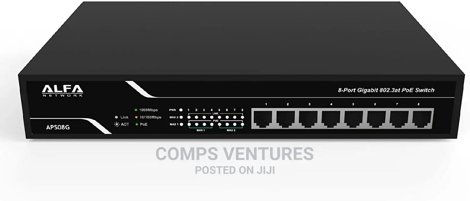 Alfa Net 8 Port Switch10/100mbps