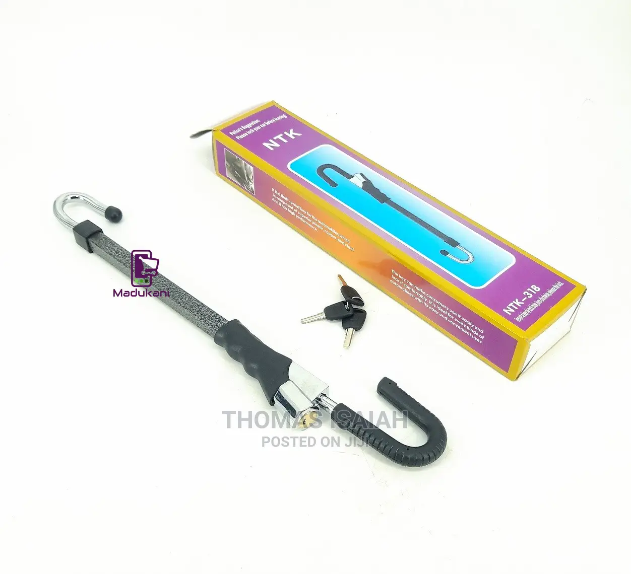 NTK 318 Anti Theft Brake Pedal Steering Lock for All Cars He