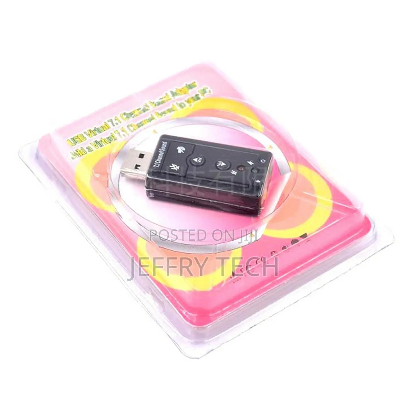 Usb External Stereo Sound Adapter 7.1 Channel Plug Play For