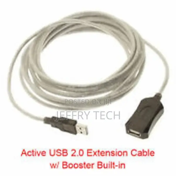 5 Meter USB 2.0 Active Extension Cable W/ Booster - Type a M