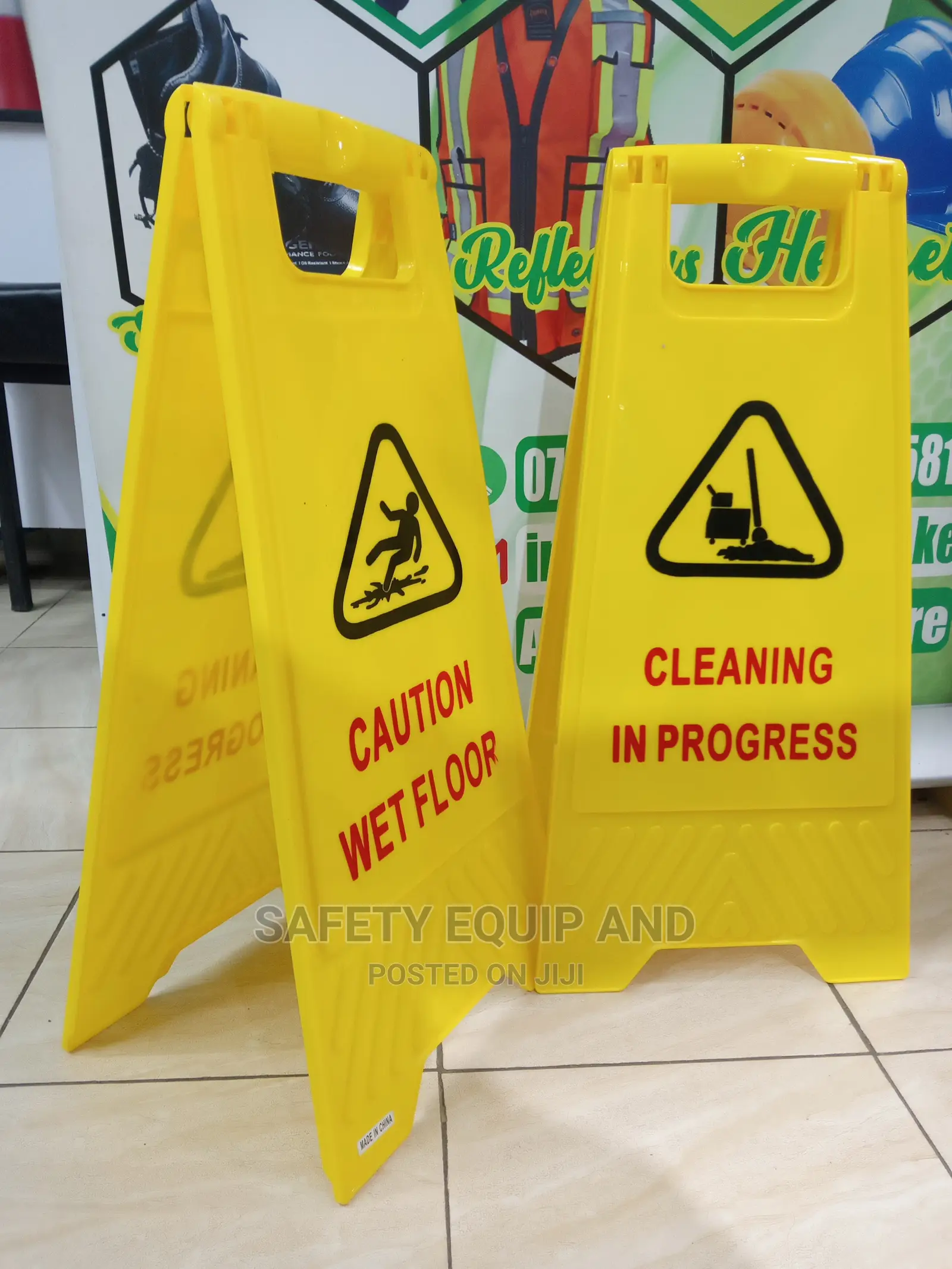 Cleaning in Progress Safety Stands