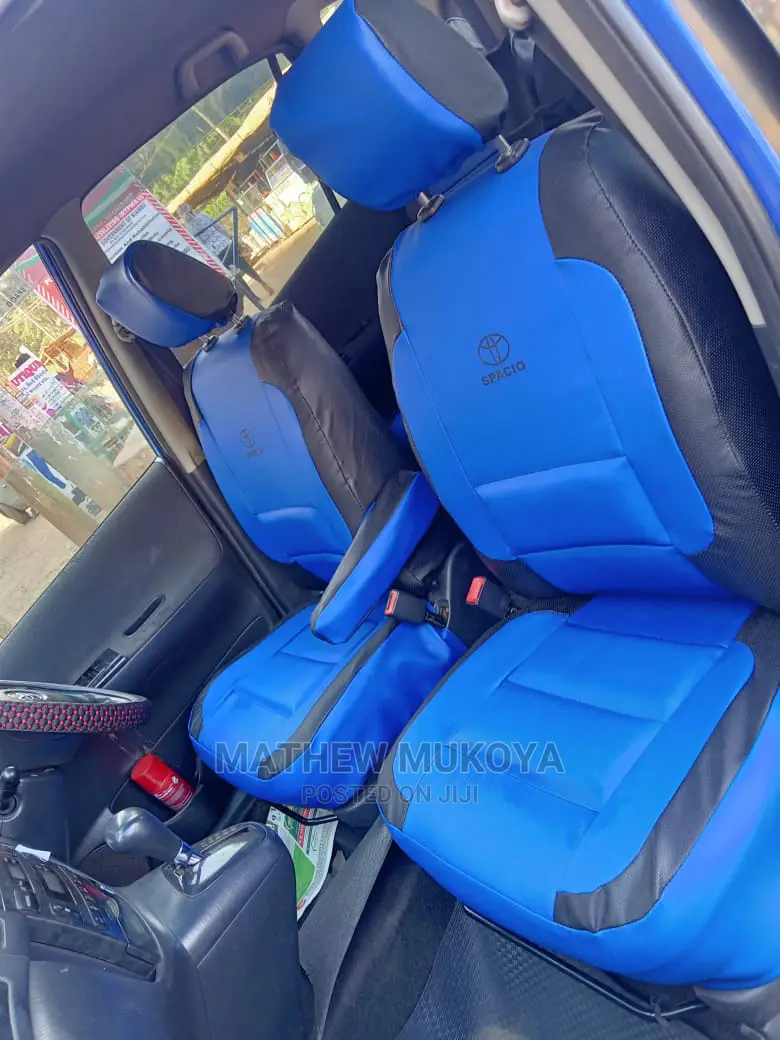 Toyota Spacio-Blue Car Seat Covers
