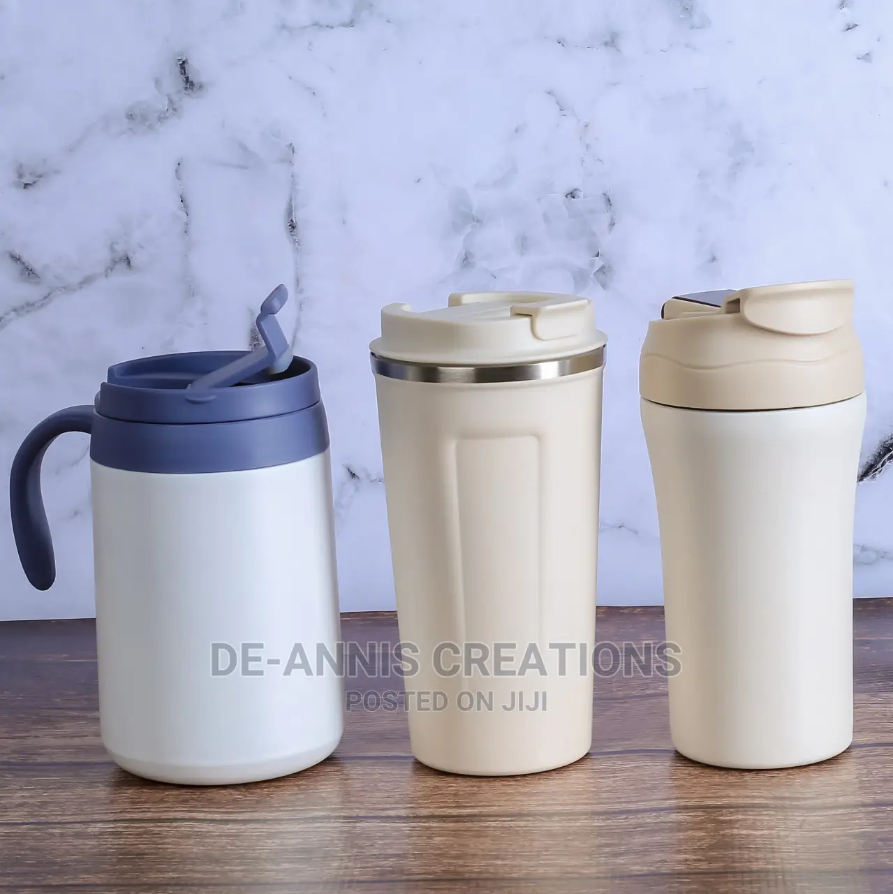 White|Cream Travel Mugs/Tumblers