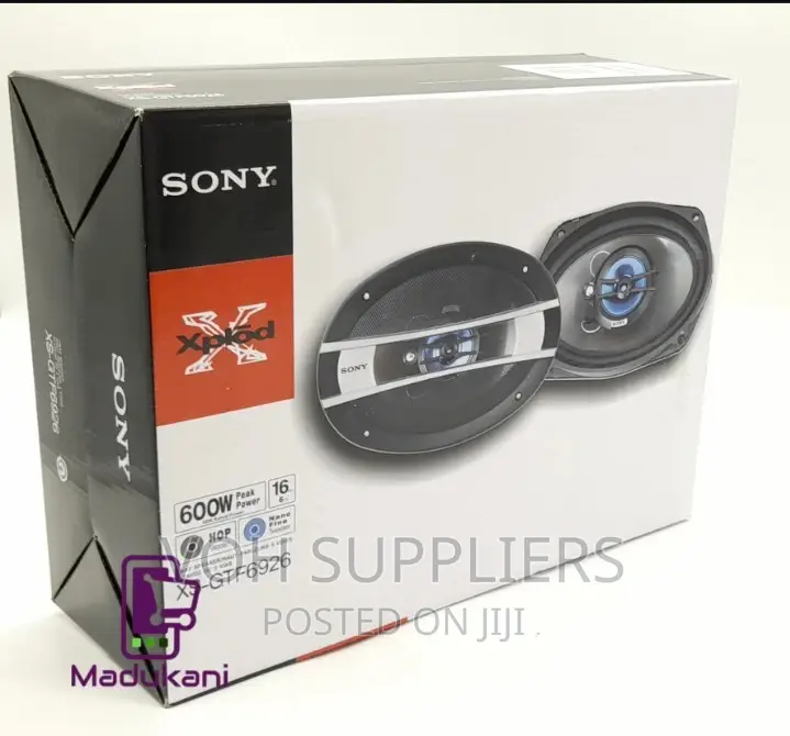 2pcs Sony Xplod XS-GTF6926 600W 16cm 6.3 Inch 3-Way Speaker