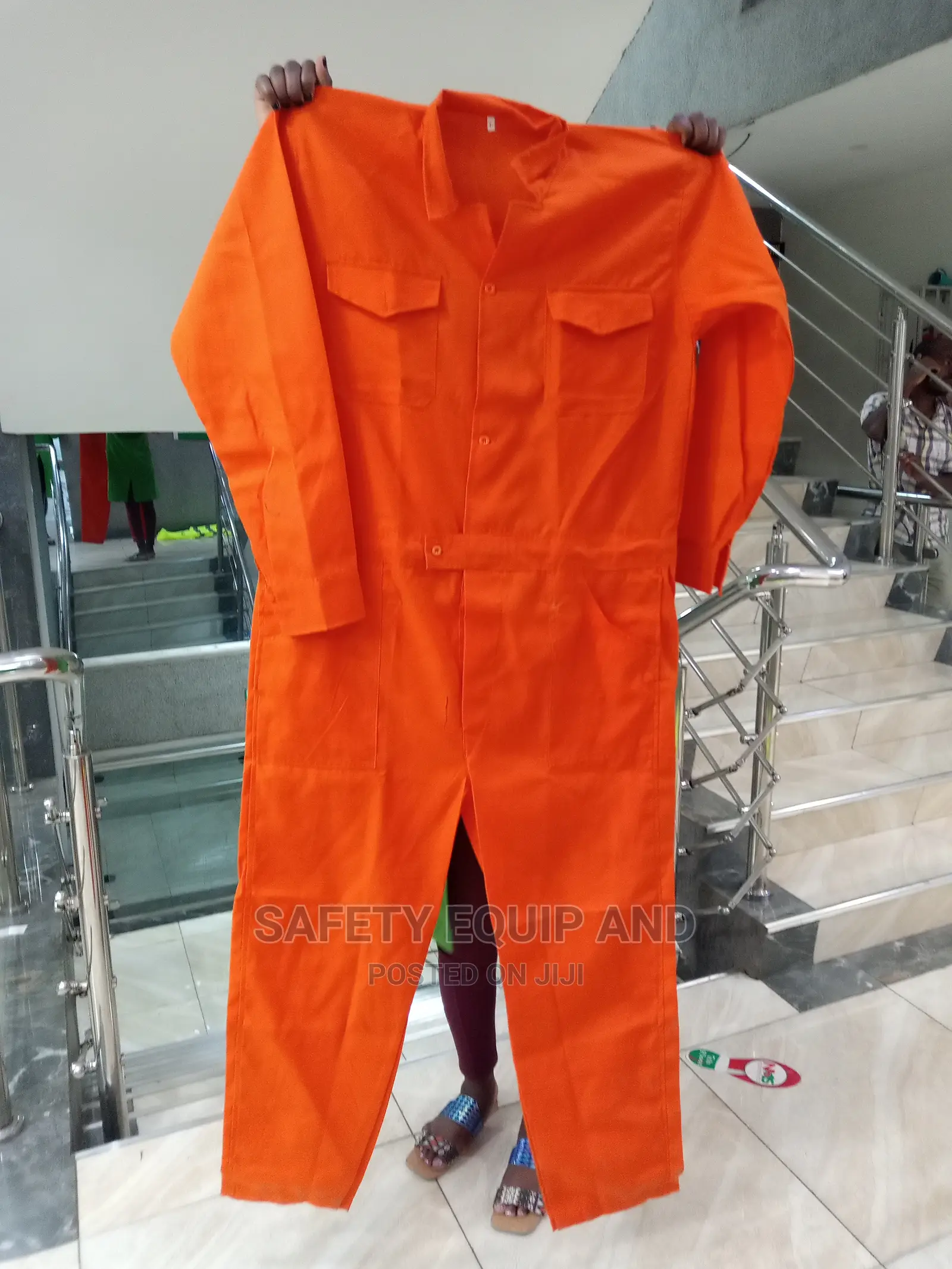 Orange Overalls-Plain