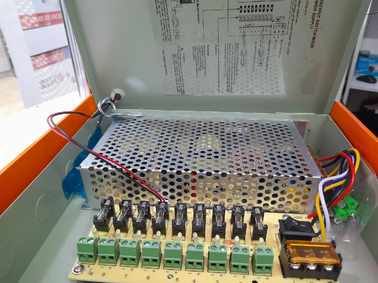 CCTV Power Supply Closed