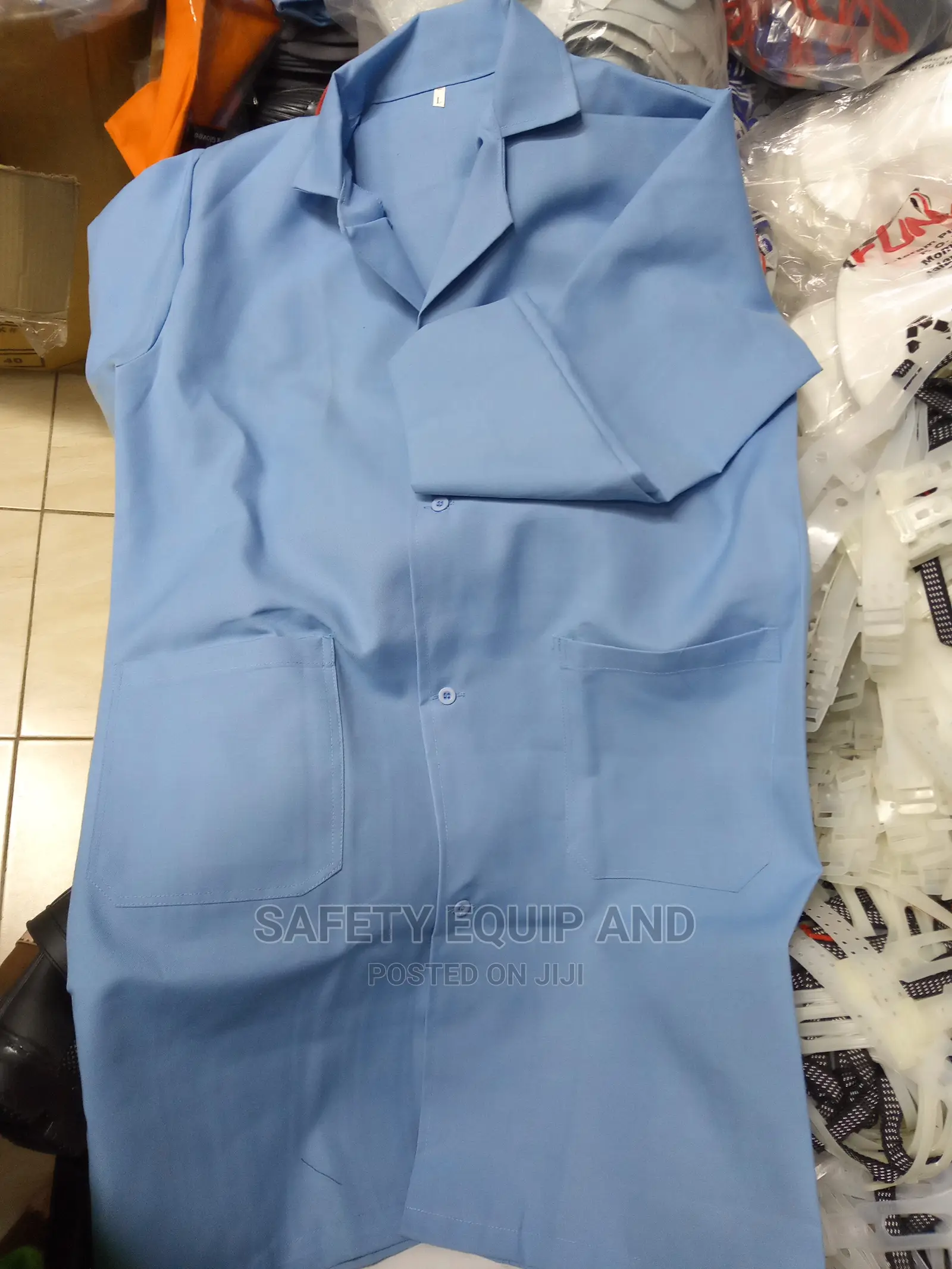 Dust Coats-Pale Blue Shade-Decron