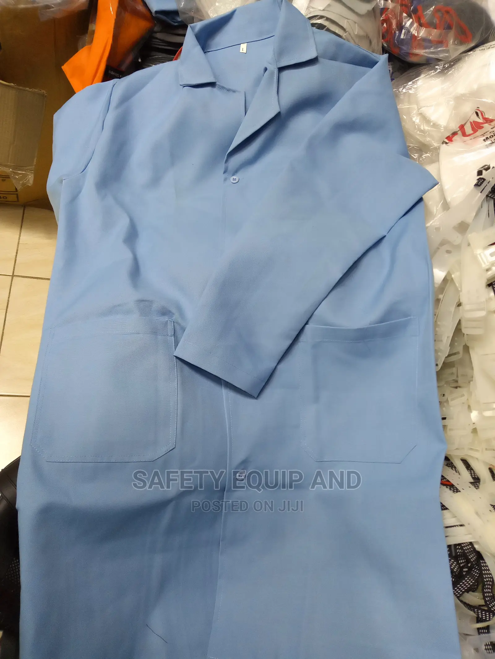 Dust Coats-Blue Color-Slitted