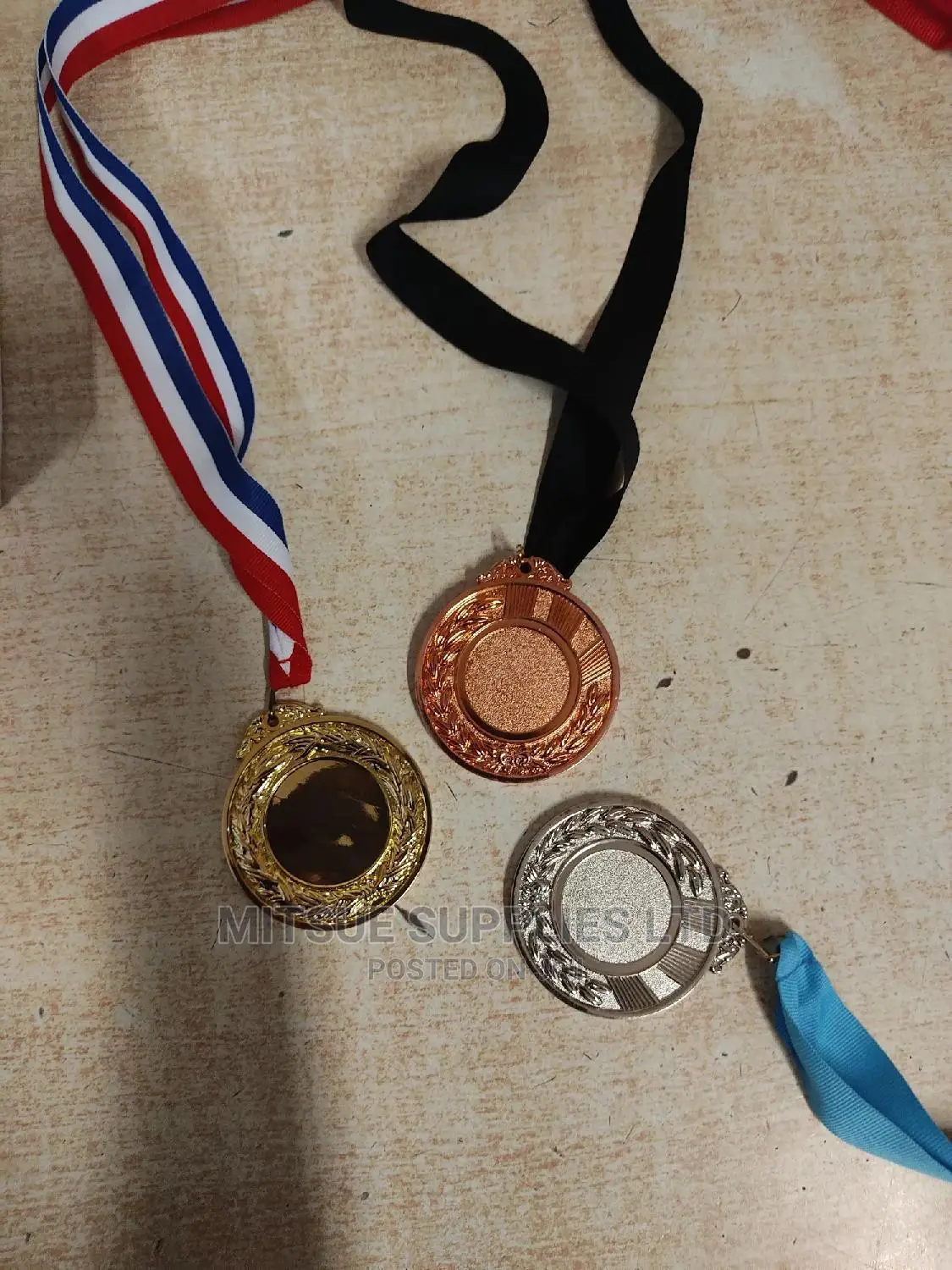 66mm Event Medals Big Size - 6 Pieces ( Gold,Silver, Bronze)