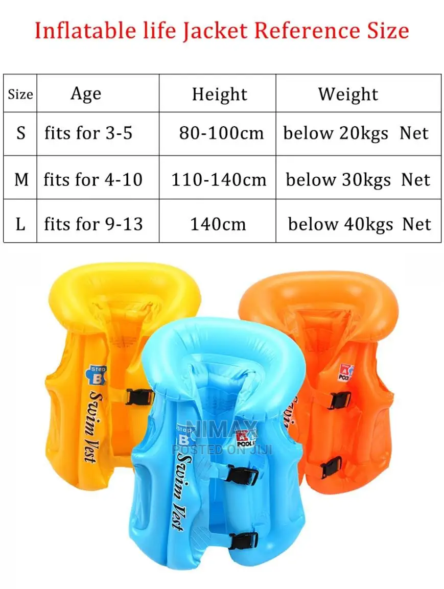 Children Swimming Life Jackets Asstd Colors