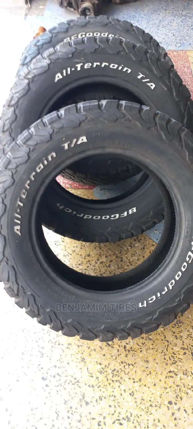 Second Hand Tires Bf Goodrich Make Sizes 265/65r18 A/T.