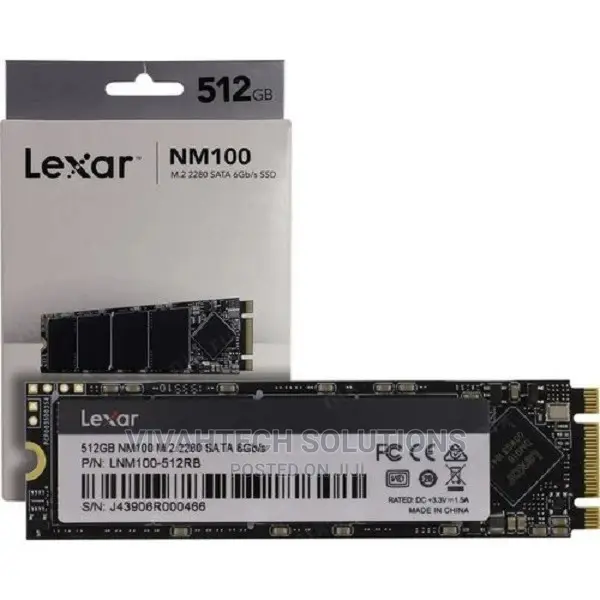 Lexar Nm100 Internal Ssd M.2 Sata Iii 2280 512gb