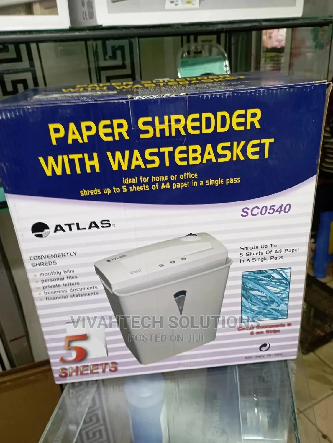 Atlas Sc0540 Paper Shredder 5 Sheets
