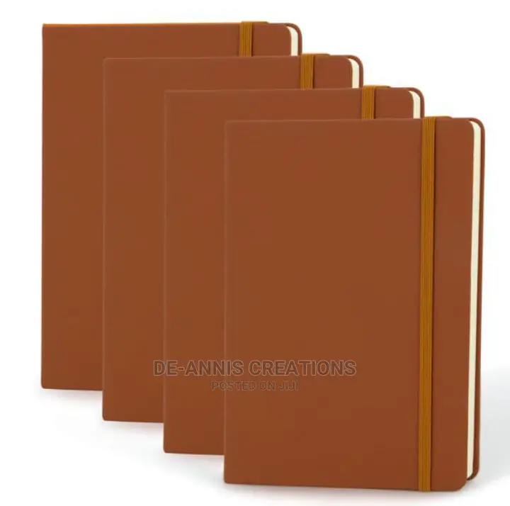 Brown A5 PU Leather Notebooks