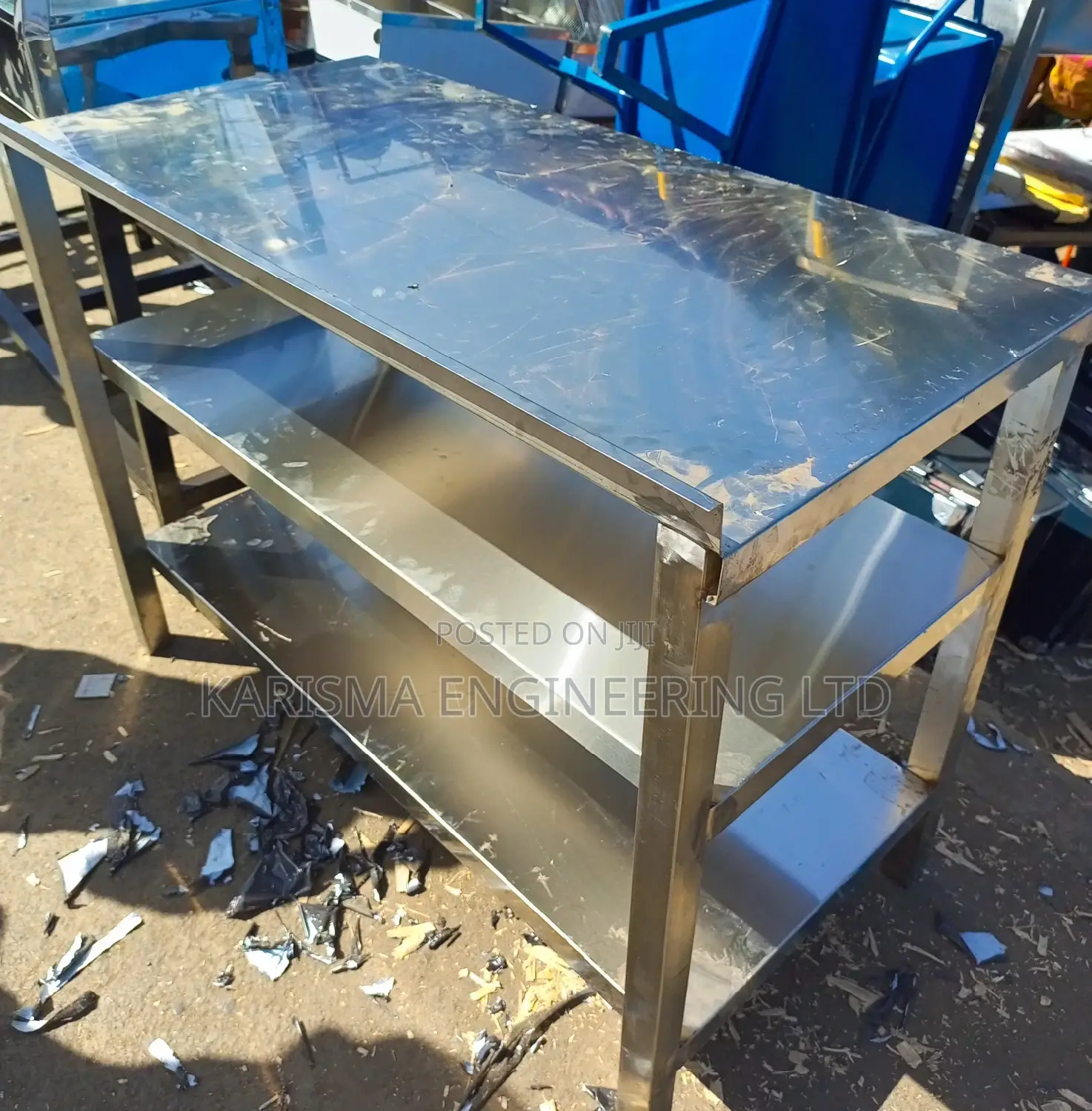 High Gauge Stainless Working Table Top