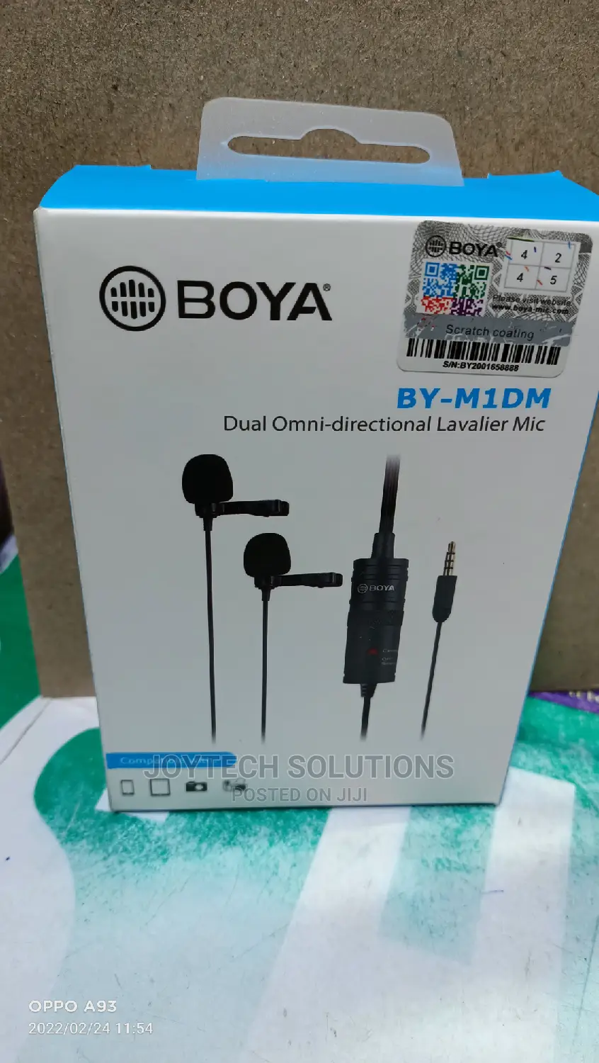 BOYA BY - M1DM Dual Omni- Directional Mic . Phones, Cameras