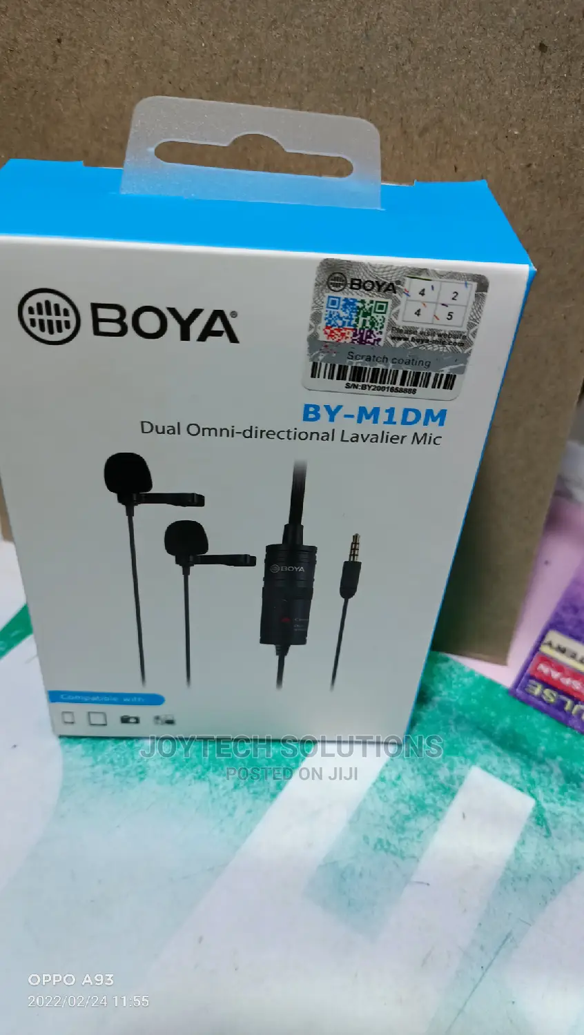 BOYA BY - M1DM Dual Omni- Directional Mic . Phones, Cameras