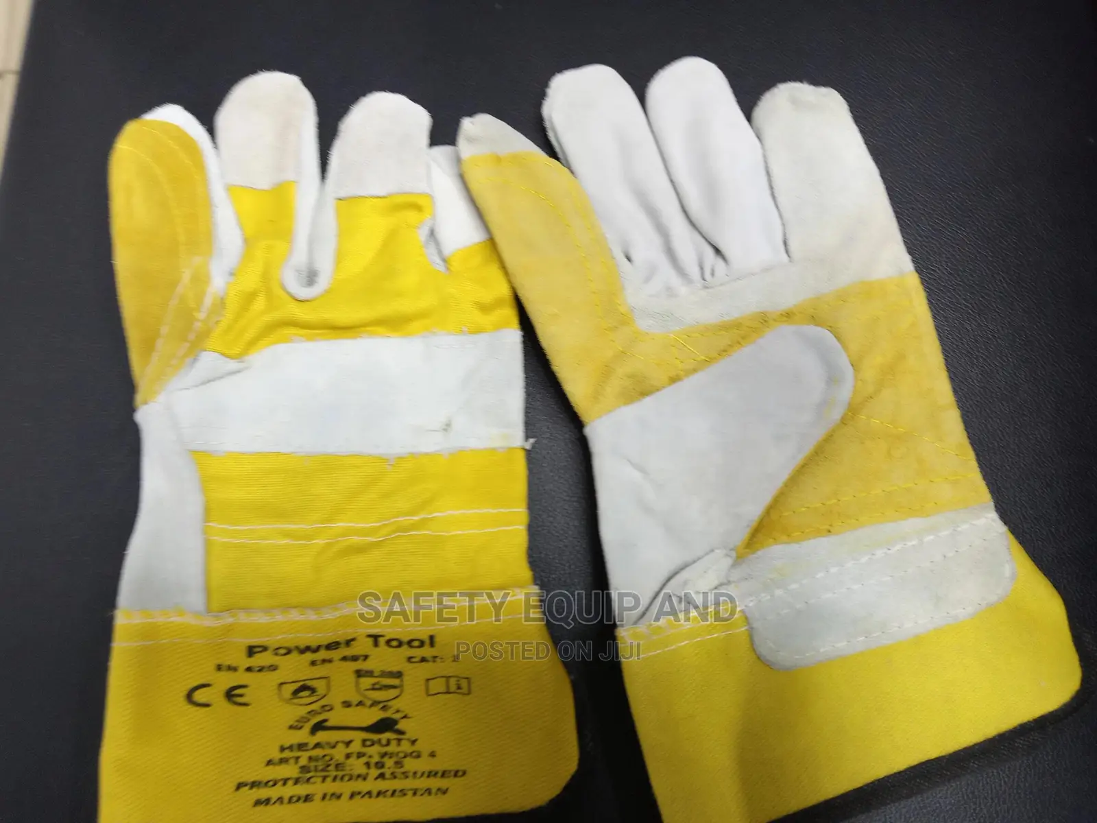 Safety Welding Gloves-Short Leather