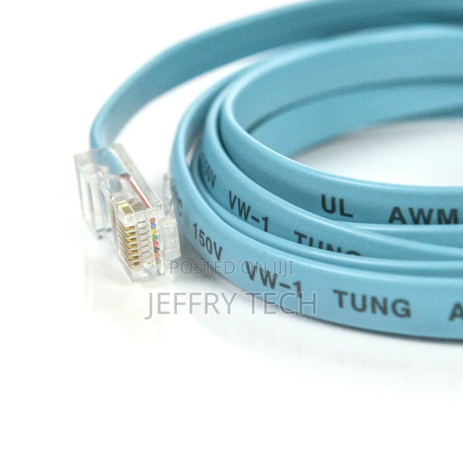 Assorted Ethernet RJ45 Cat5 to DB9 9-Pin Serial Female Conso
