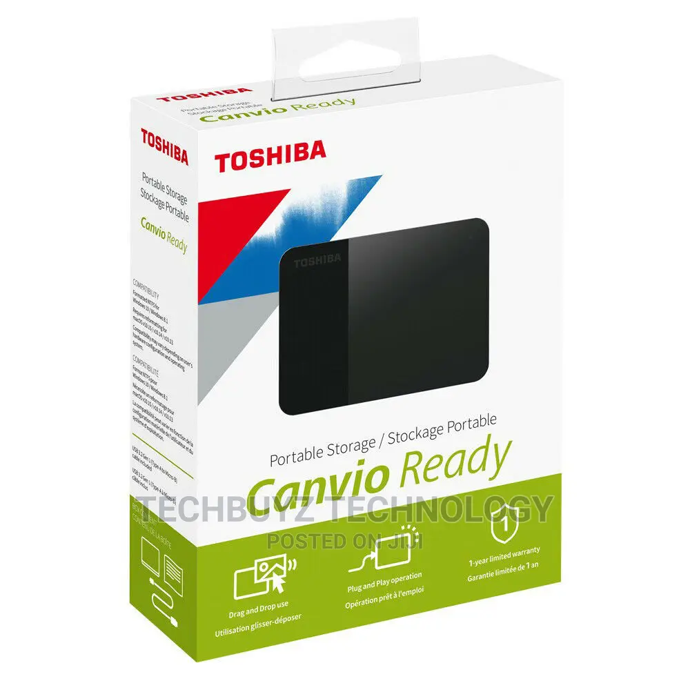 Toshiba External Canvio Ready 2TB