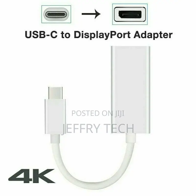 USB C Type-C 3.1 to Displayport DP Adapter Cable Dongle 4K 1