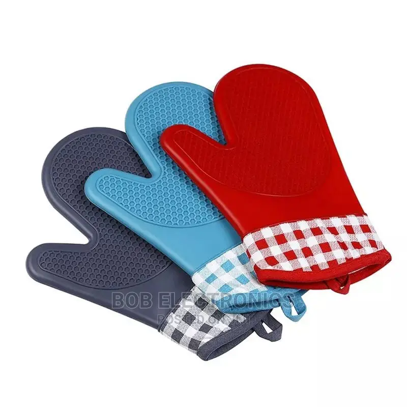 A Pair of Silicon Oven Gloves