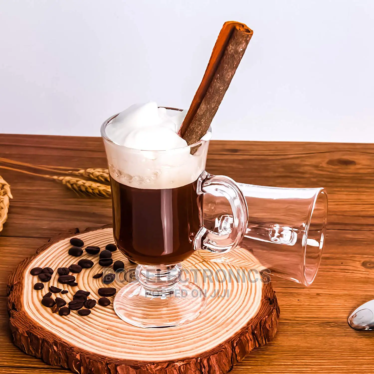 6 Irish Glass Mugs