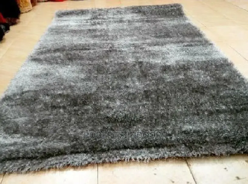 Grey Turkish Soft Fluffy Carpet