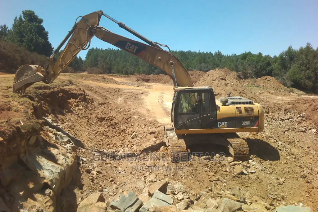 Excavator With Breaker for Hire
