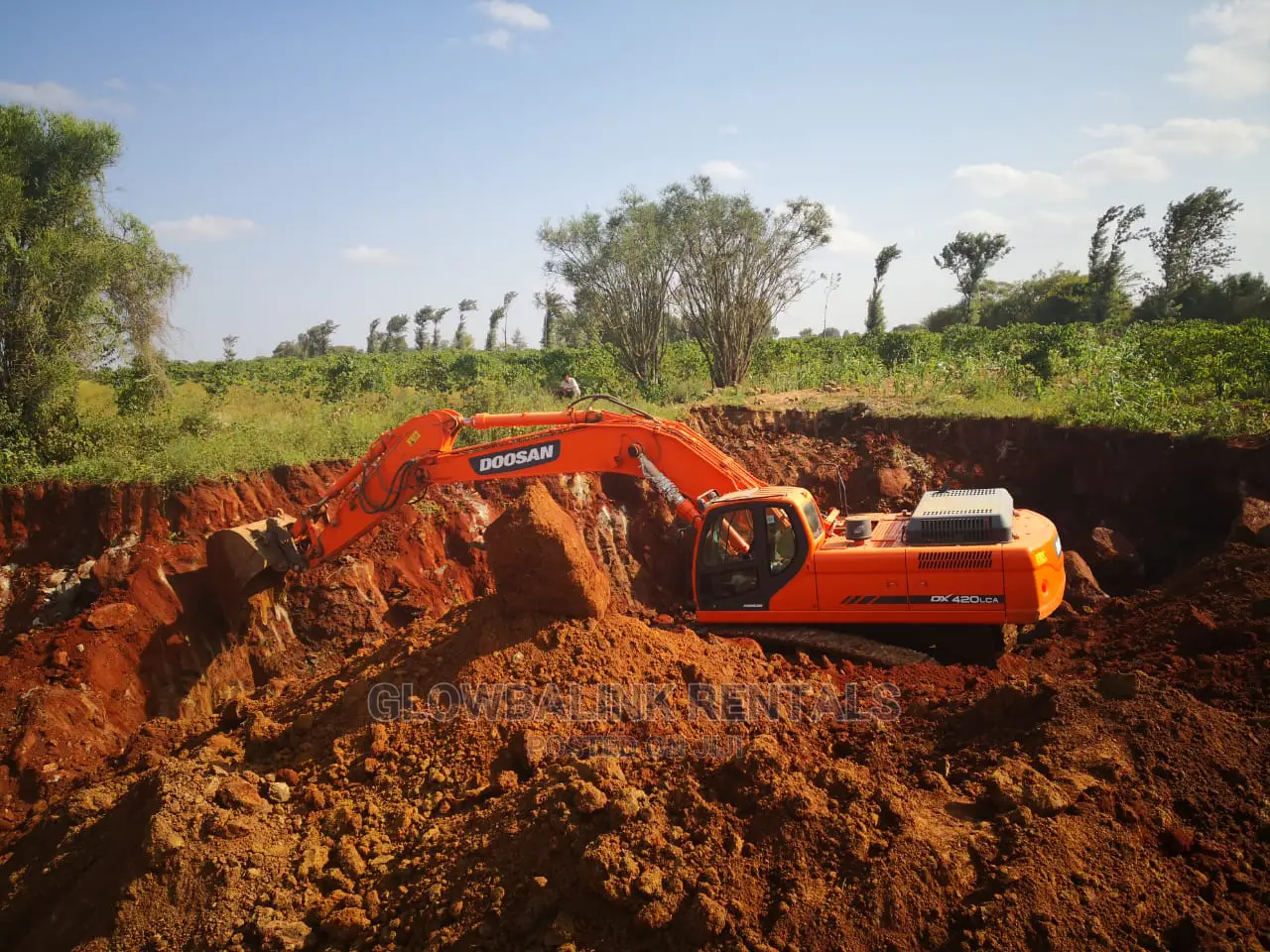 Excavator With Breaker for Hire