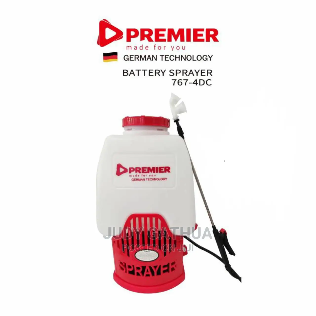 Premier Battery Sprayer 20lts