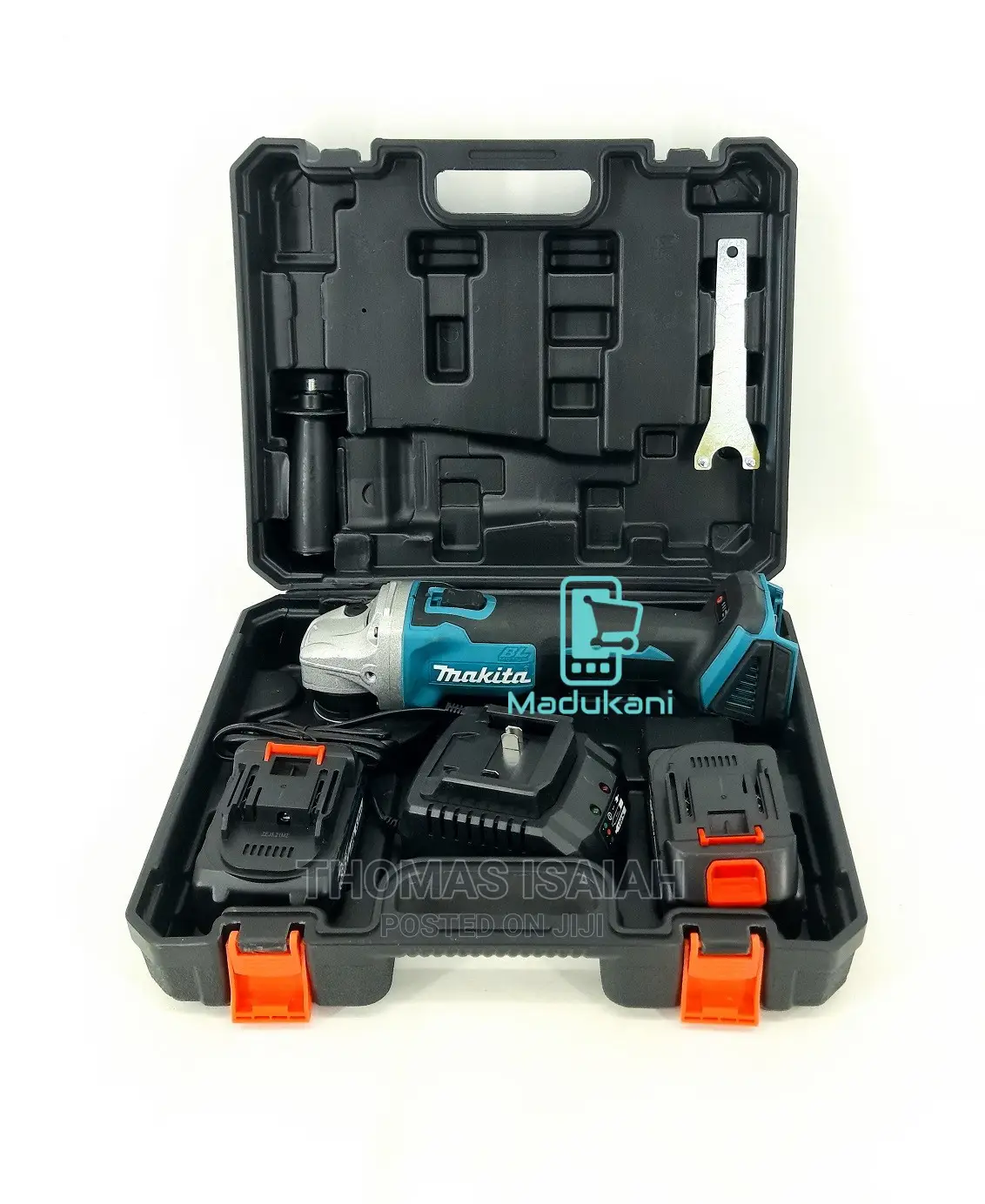Makita DGA411 BL1830B Cordless Rechargeable 4 INCH Angle Gri