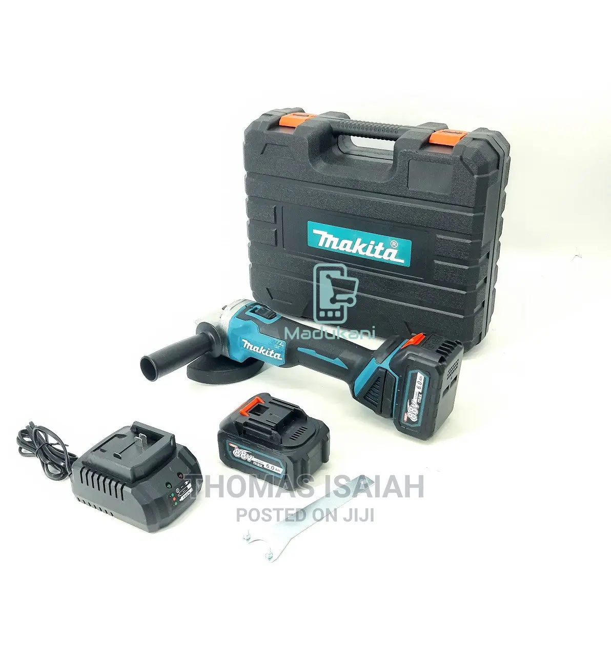 Makita DGA411 BL1830B Cordless Rechargeable 4 INCH Angle Gri