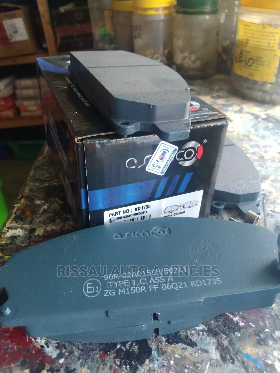 Nissan Xtrail T30 Asimco Genuine Front Brake Pads KD1735.