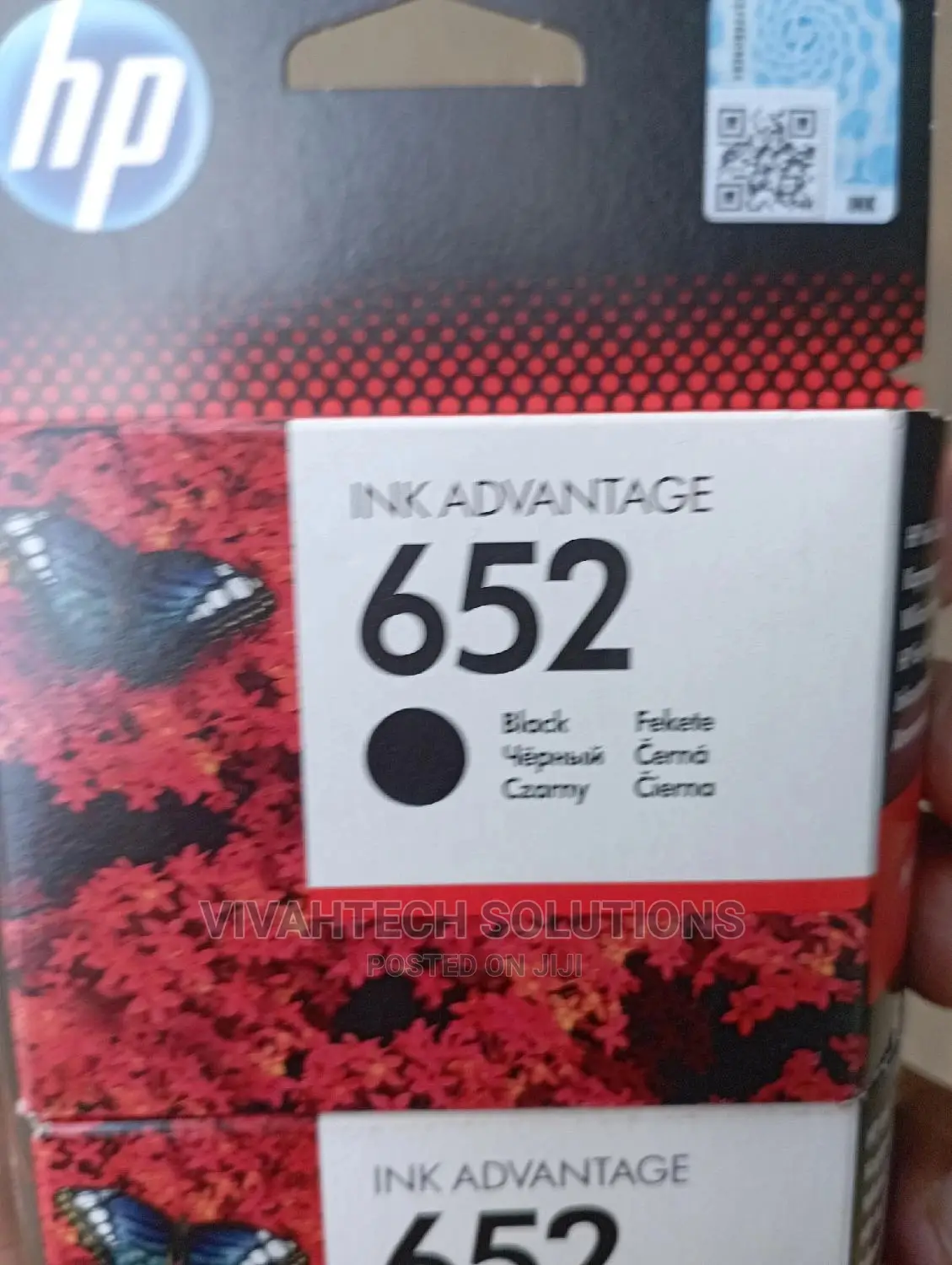 Hp 652 Black Cartridge