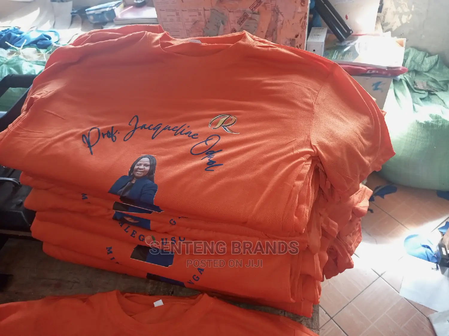 Polyester Orange T-Shirts