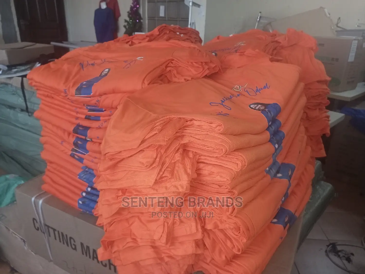 Polyester Orange T-Shirts