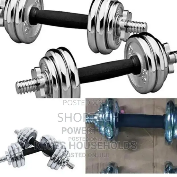 20kg Chrome Adjustable Dumbell.