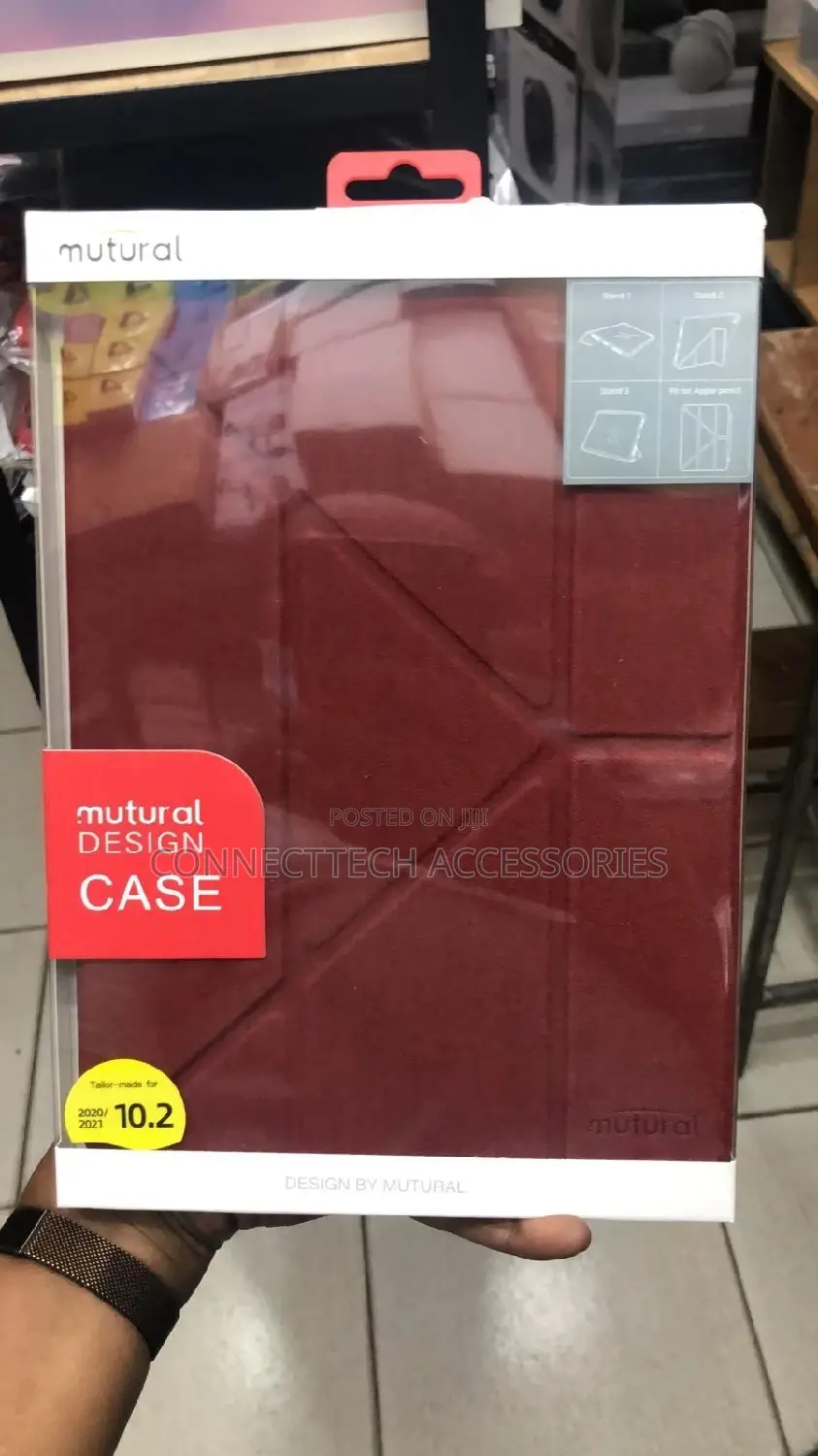 iPad 10.2 9th Gen Mutural Case With Pencil Holder Slot
