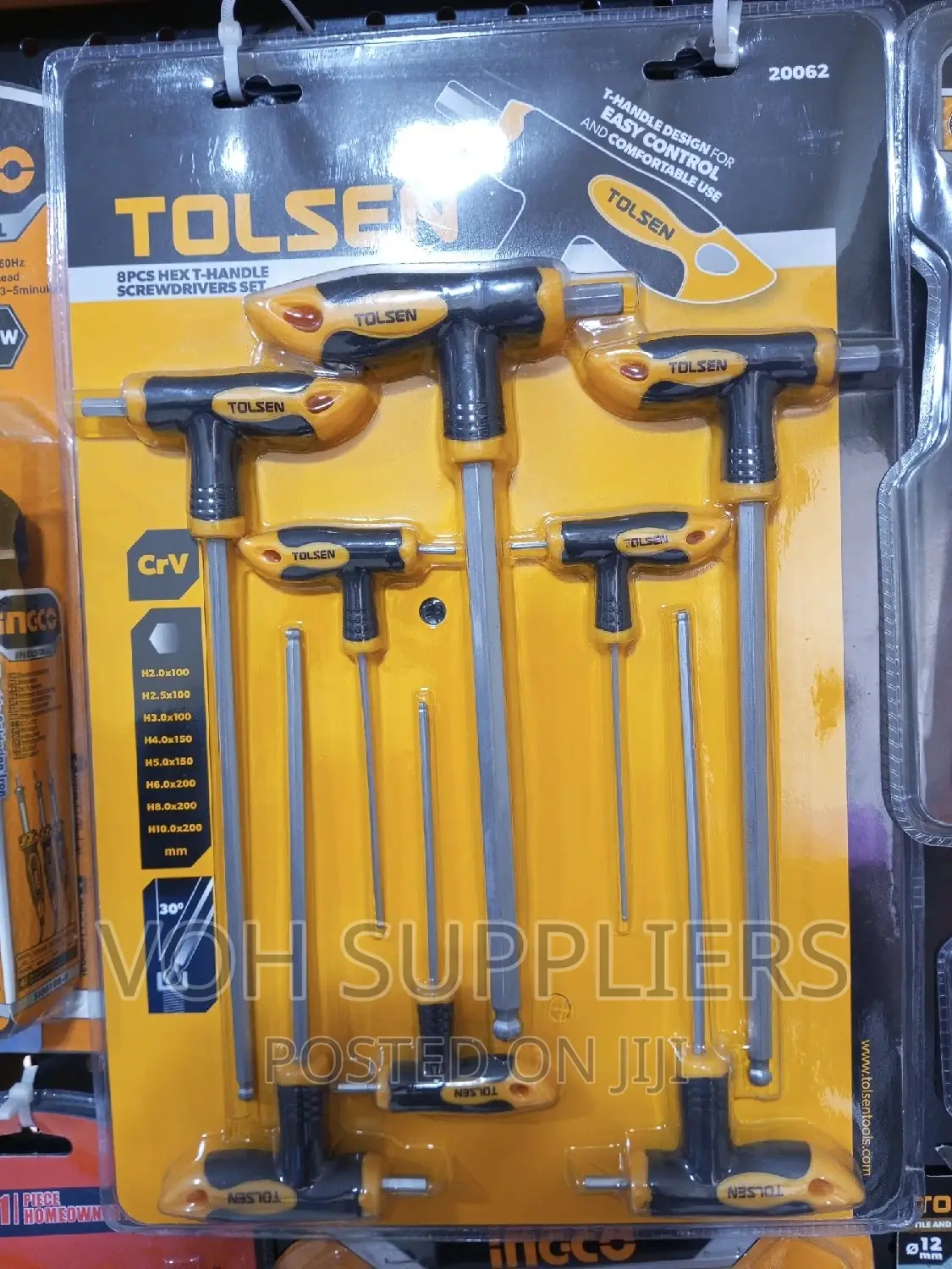 8pcs Hex T-Handle Screwdrivers Set
