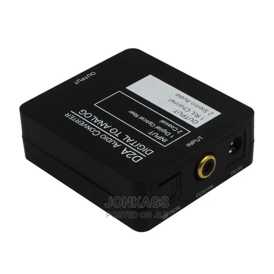 Audio Converta Digital to Analogue Coaxial/Toslink to AV/RCA