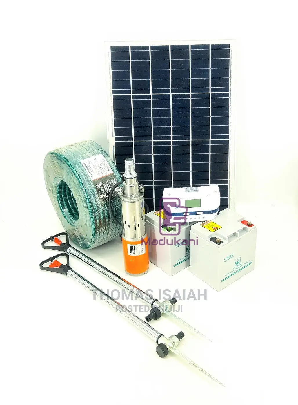 3FMD24 Solar PUMP AND BATTERY Complete Solar Irrigation Kit