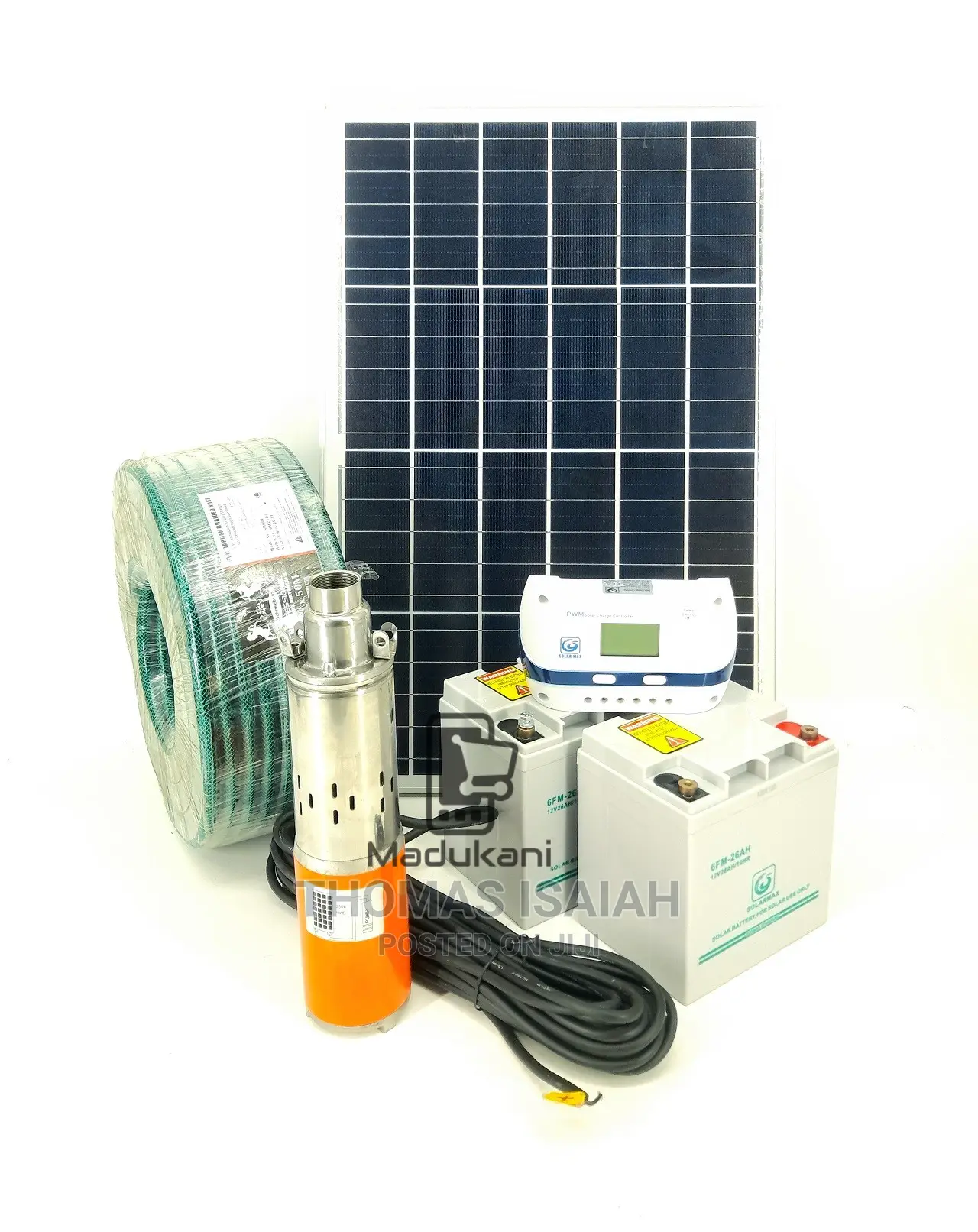 3FMD24 Solar PUMP AND BATTERY Complete Solar Irrigation Kit