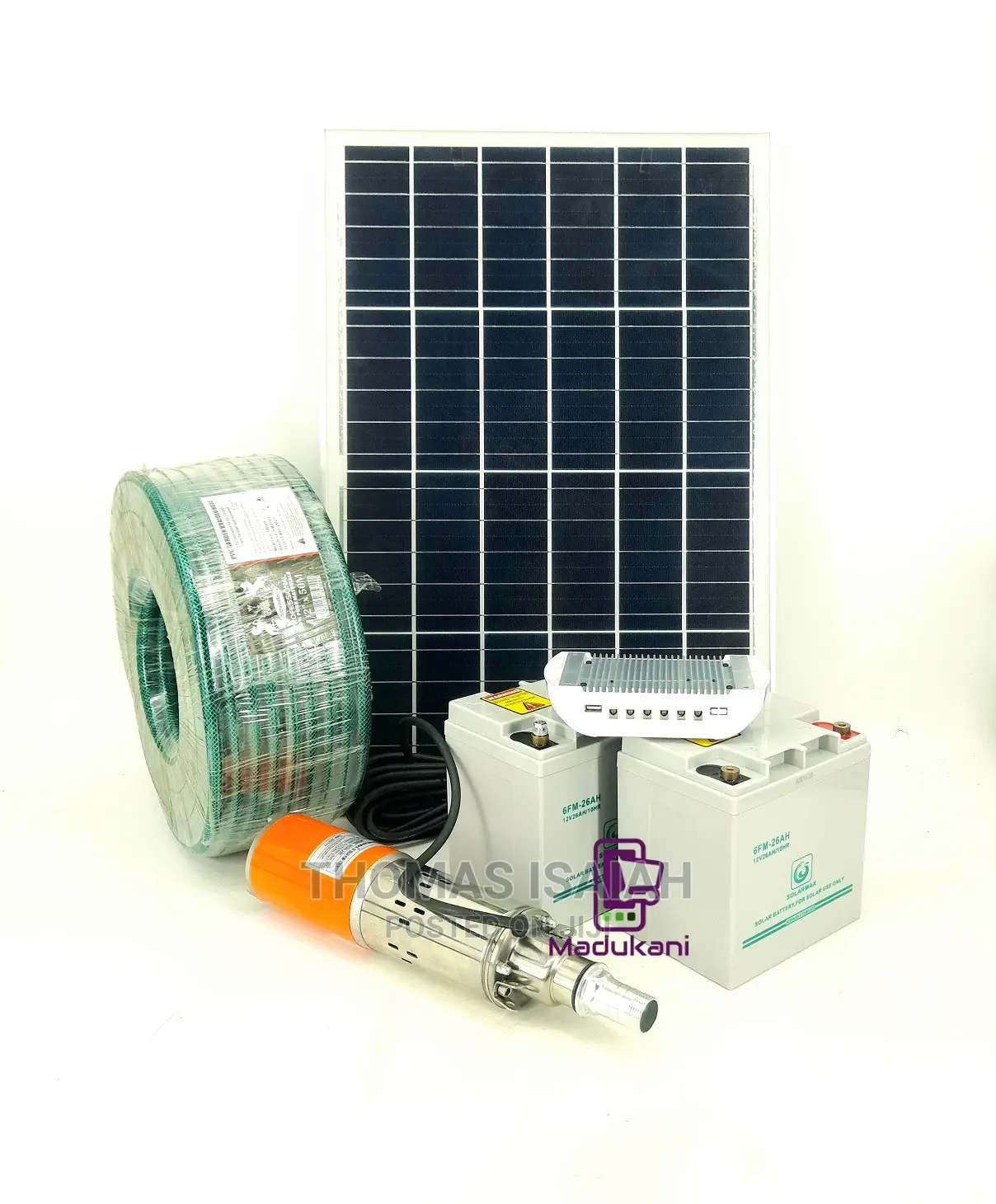 3FMD24 Solar PUMP AND BATTERY Complete Solar Irrigation Kit