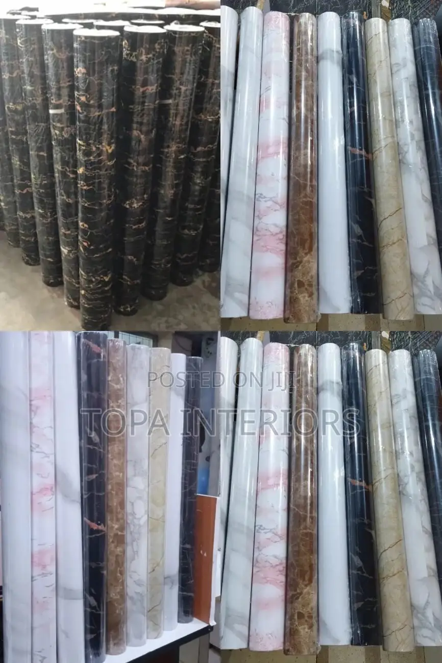 Self Adhesive Contact Paper Water Resistant Wallpapers