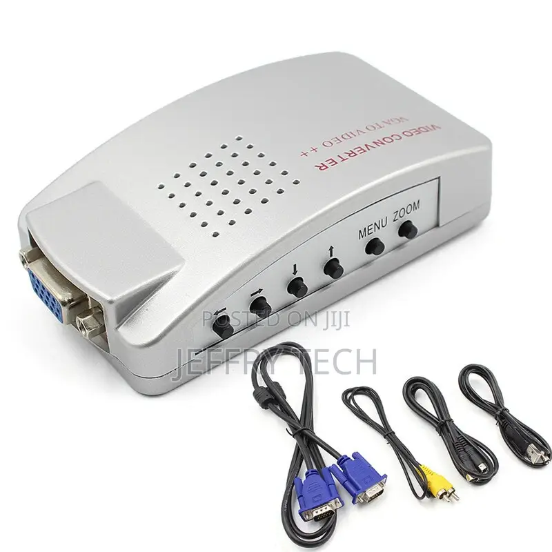 Universal Ntsc Pal VGA to TV AV Rca Signal Adapter Converter